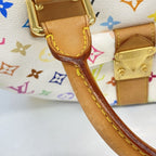 Louis Vuitton Handbag Monogram Multicolor Speedy 30 Blanc — view 6