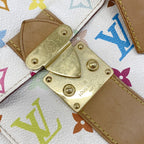 Louis Vuitton Handbag Monogram Multicolor Speedy 30 Blanc — view 8