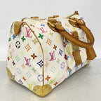 Louis Vuitton Handbag Monogram Multicolor Speedy 30 Blanc — view 2