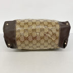 Gucci Tote GG Crystal Beige Brown Champagne Gold — view 3
