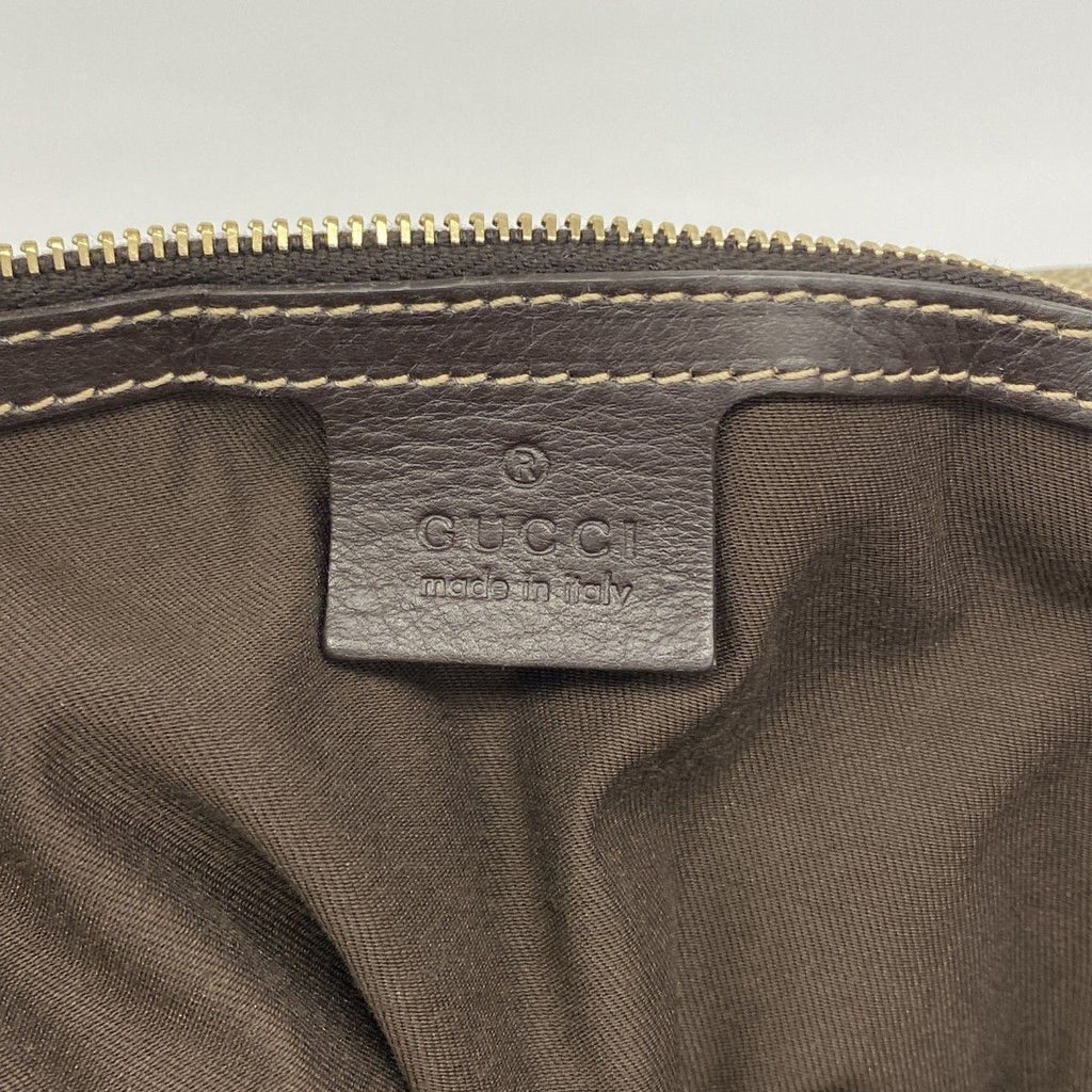 Gucci Tote GG Crystal Beige Brown Champagne Gold — view 5