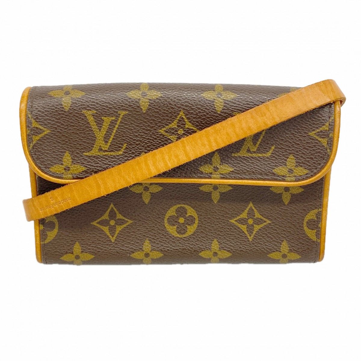 Louis Vuitton Waist Bag Monogram Pochette Florentine Brown