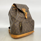 Louis Vuitton Backpack Monogram Montsouris GM Brown — view 2