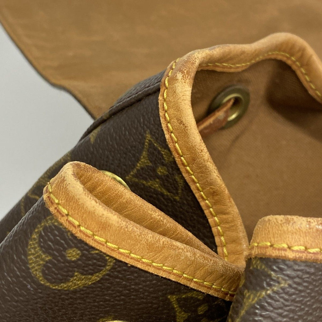 Louis Vuitton Backpack Monogram Montsouris GM Brown — view 8
