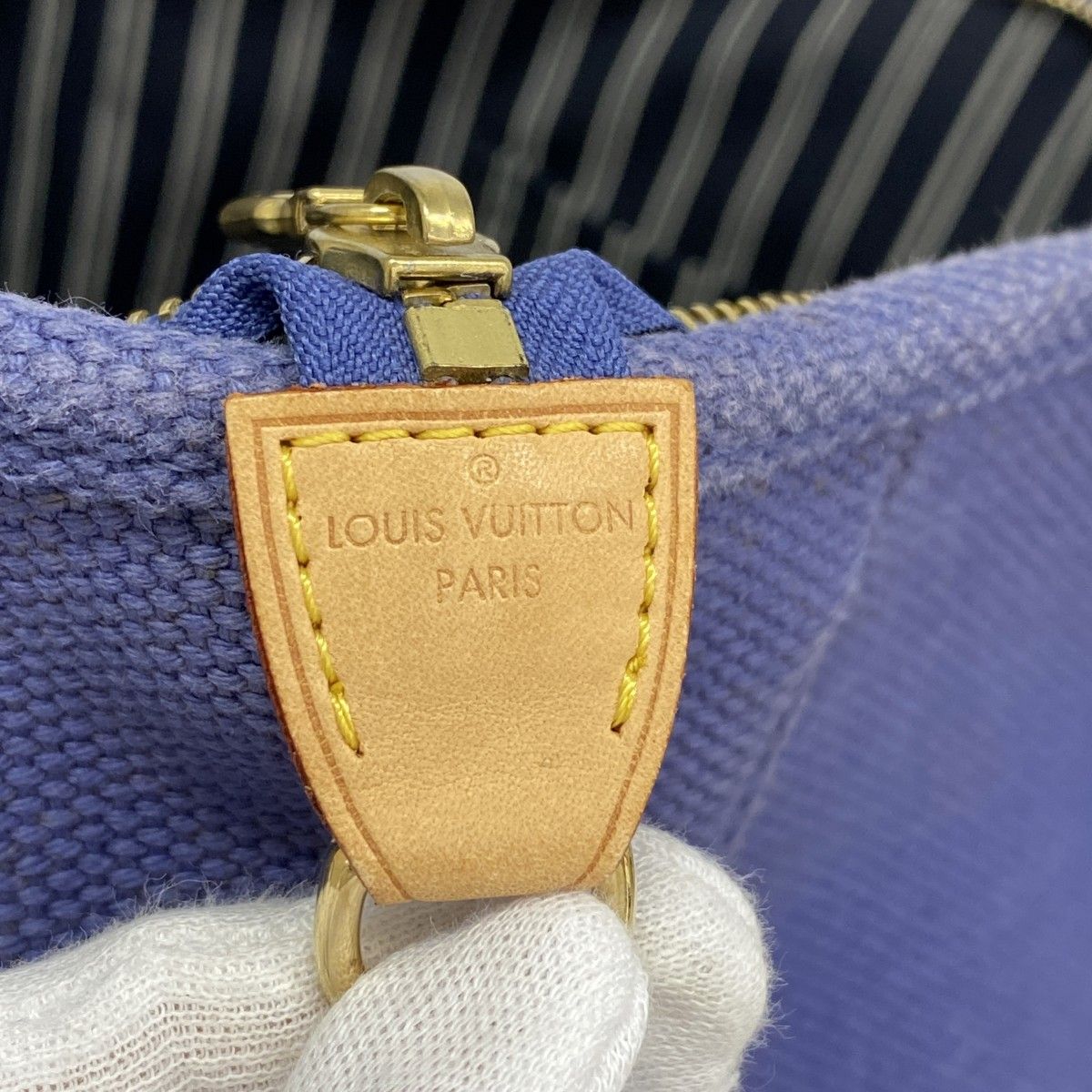 Louis Vuitton Tote Antigua Cabas GM Blue — view 5