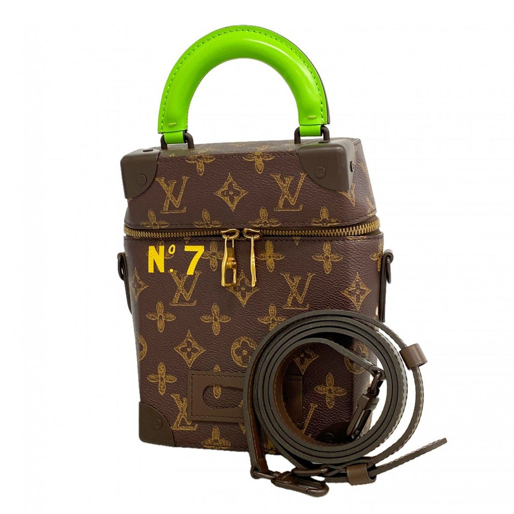 Louis Vuitton Handbag Monogram Vertical Box Trunk Brown 2-Way