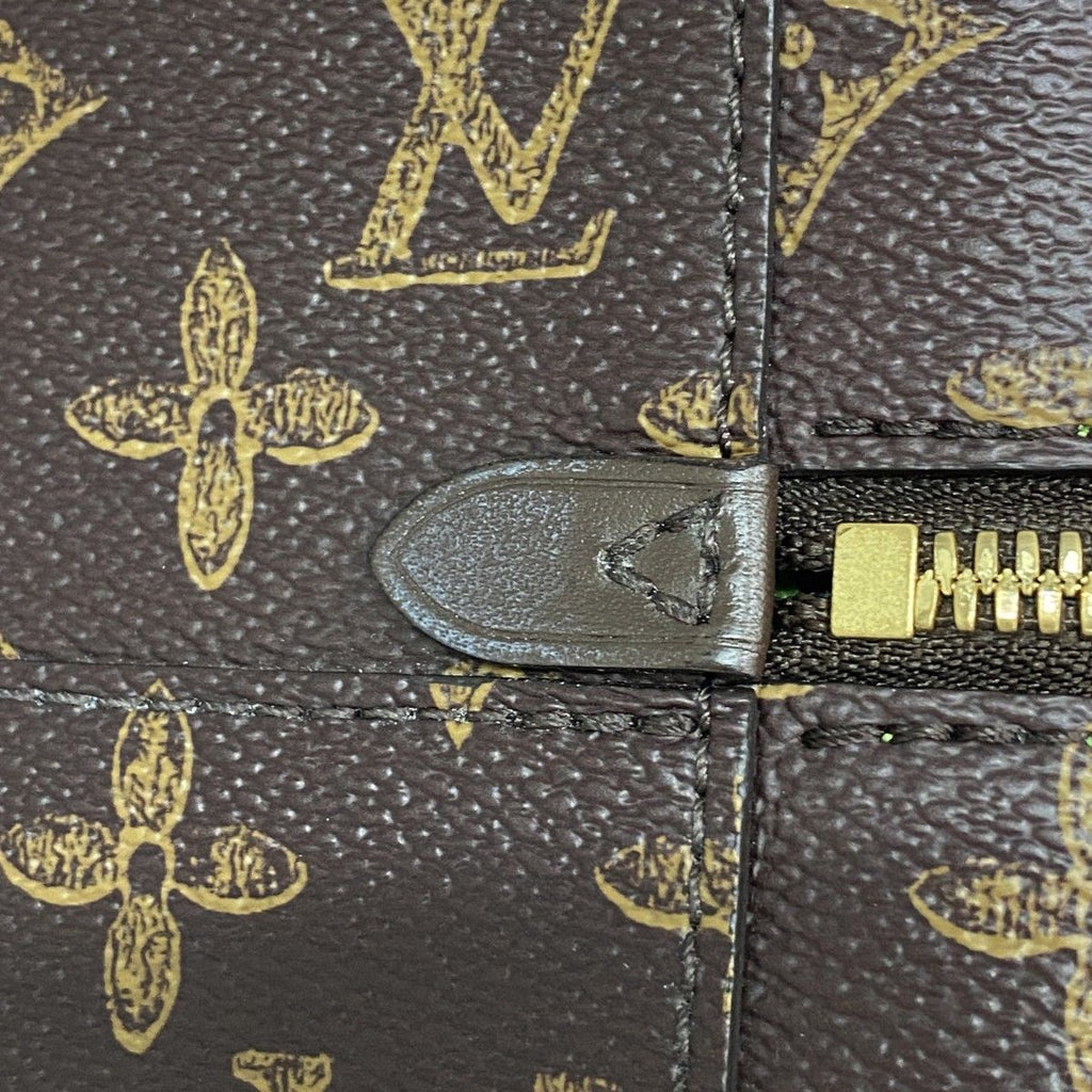 Louis Vuitton Handbag Monogram Vertical Box Trunk Brown 2-Way — view 8