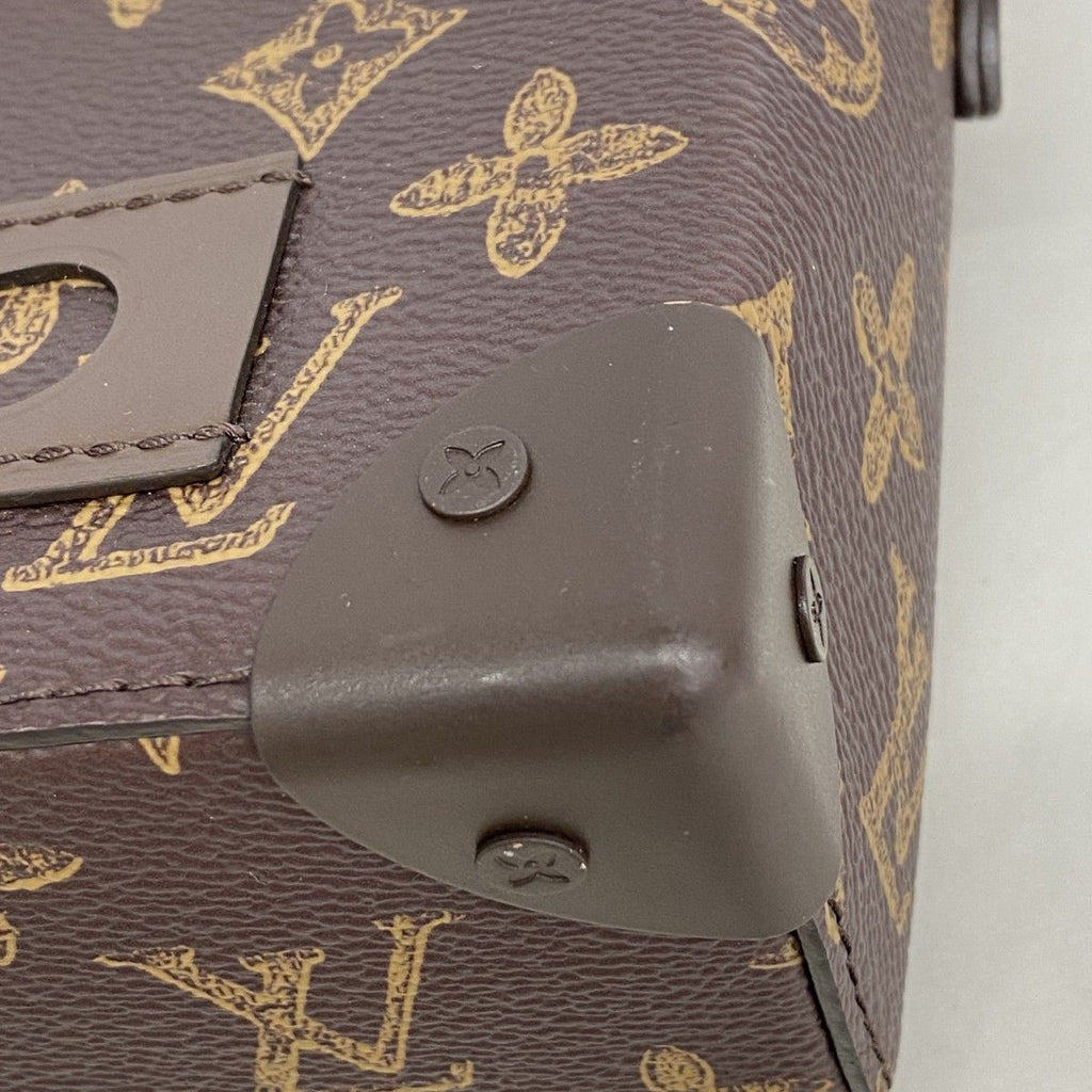 Louis Vuitton Handbag Monogram Vertical Box Trunk Brown 2-Way — view 7