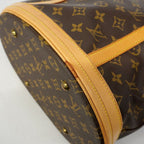 Louis Vuitton Tote Monogram Bucket GM Brown — view 8