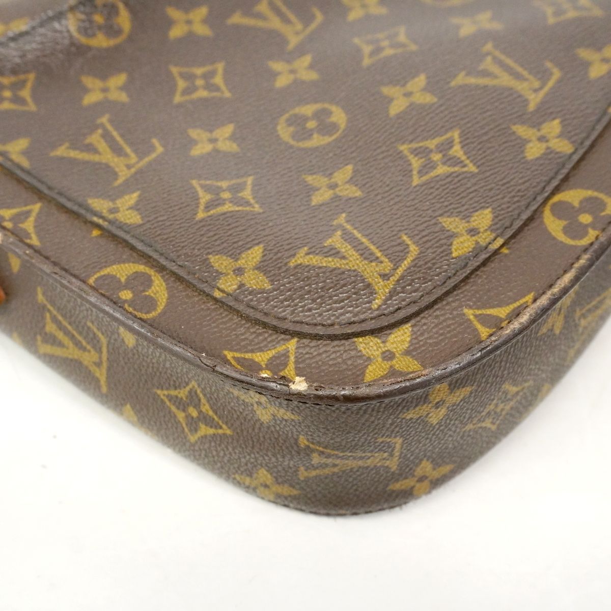 Louis Vuitton Shoulder Bag Monogram Saint Cloud GM Brown — view 7