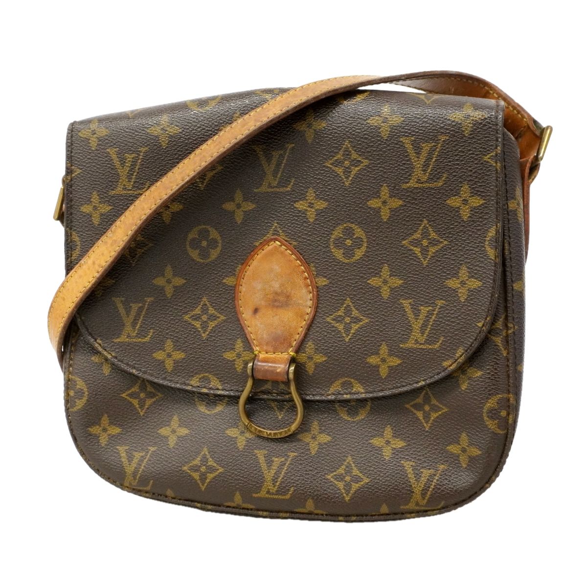 Louis Vuitton Shoulder Bag Monogram Saint Cloud GM Brown
