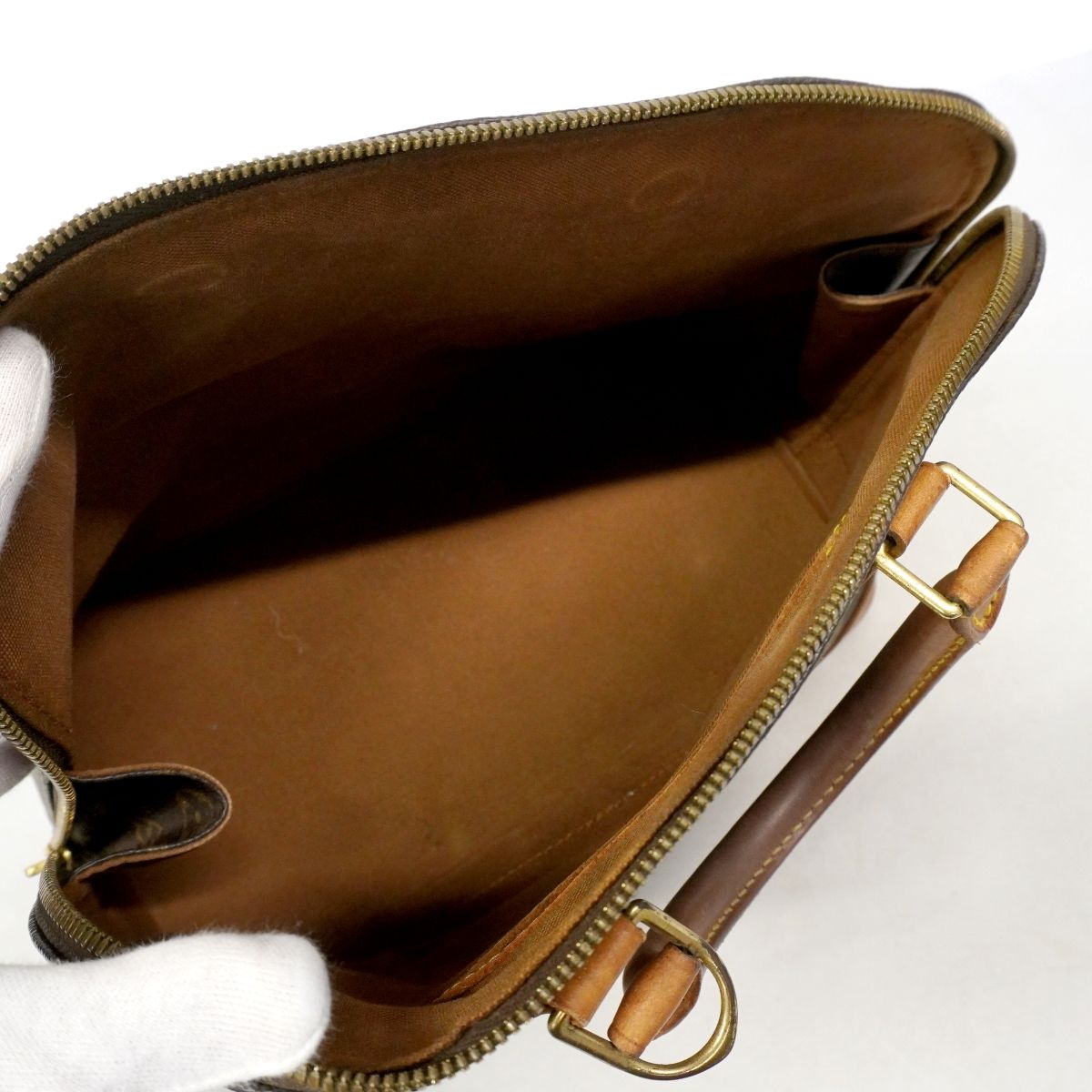 Louis Vuitton Handbag Monogram Alma Brown — view 4