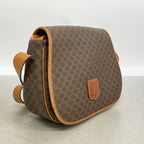 Celine Shoulder Bag Macadam Brown Gold — view 2