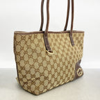 Gucci Tote GG Canvas Abbey Beige Gold — view 2