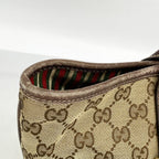 Gucci Tote GG Canvas Abbey Beige Gold — view 8