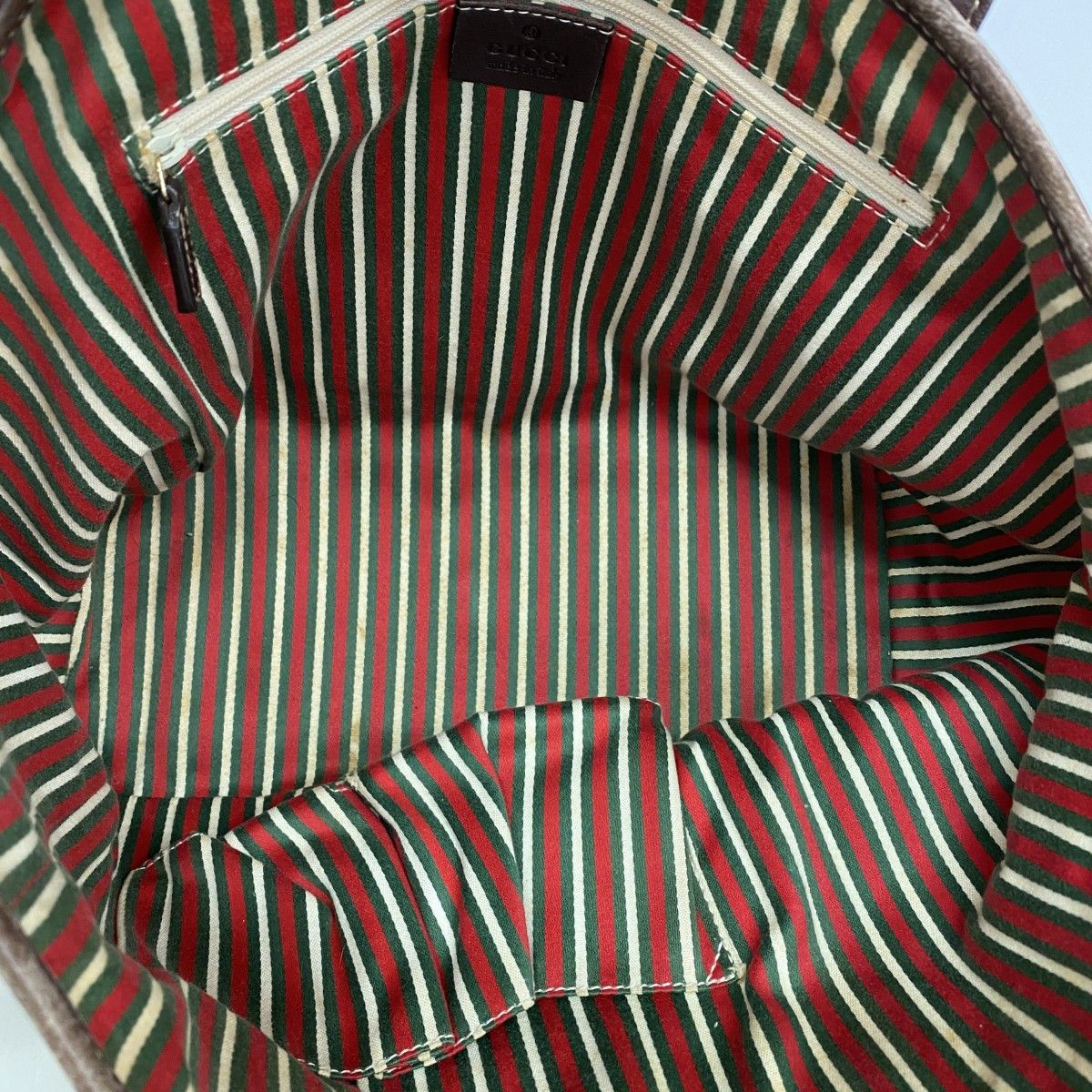 Gucci Tote GG Canvas Abbey Beige Gold — view 4