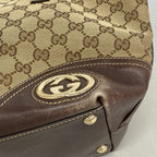 Gucci Tote GG Canvas Abbey Beige Gold — view 7