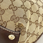 Gucci Tote GG Canvas Abbey Beige Gold — view 6