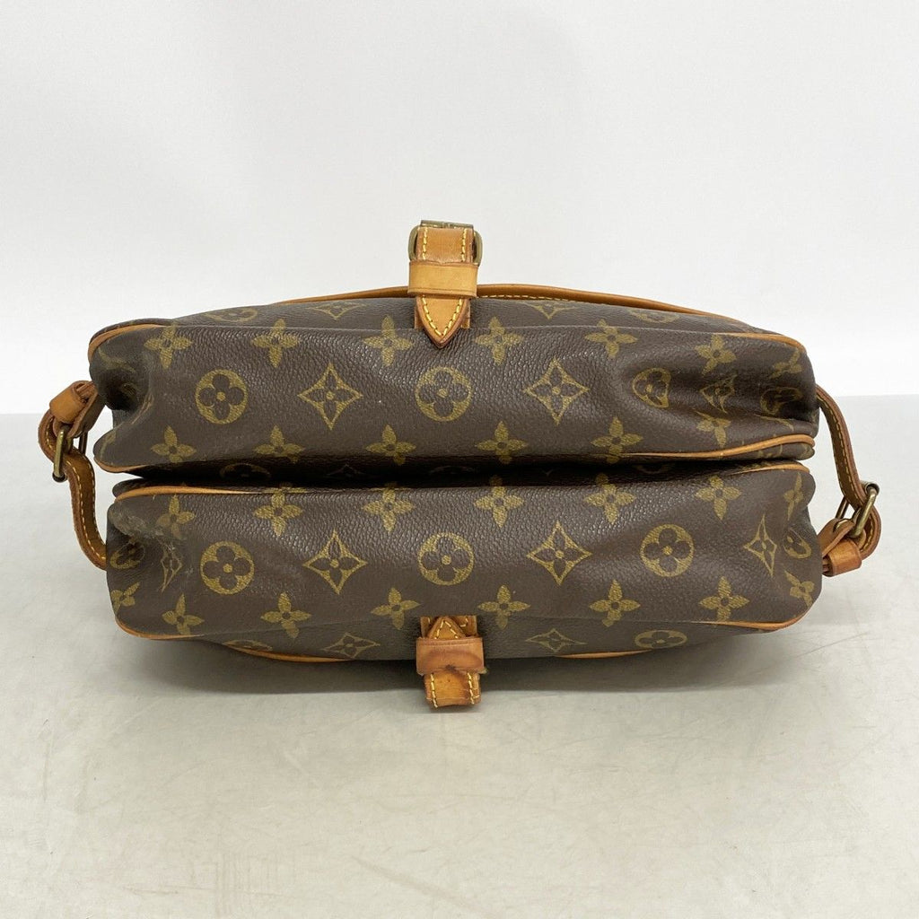 Louis Vuitton Shoulder Bag Monogram Saumur 30 Brown — view 3