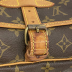 Louis Vuitton Shoulder Bag Monogram Saumur 30 Brown — view 6
