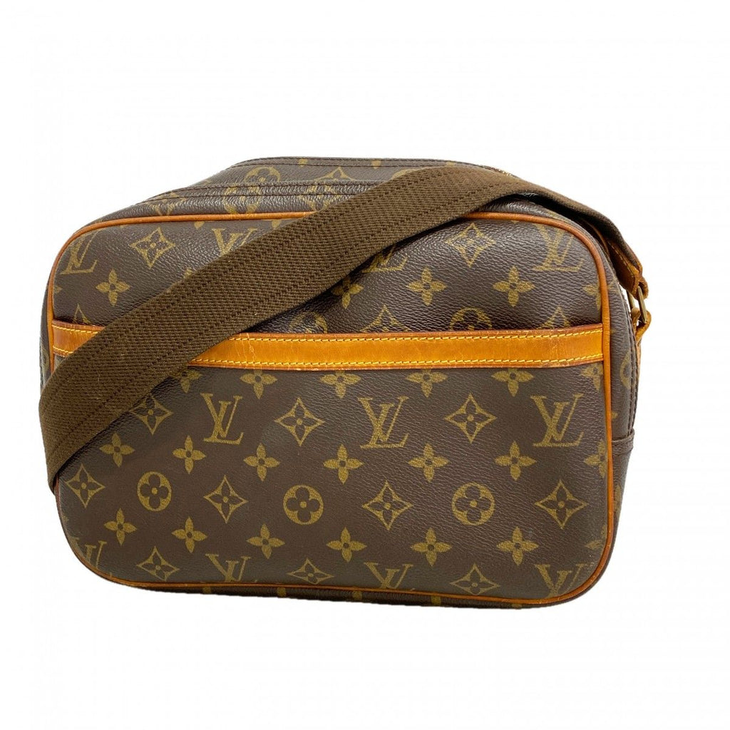 Louis Vuitton Shoulder Bag Monogram Reporter PM Brown