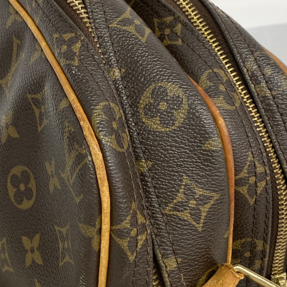 Louis Vuitton Shoulder Bag Monogram Reporter PM Brown — view 7
