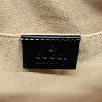 Gucci Shoulder Bag GG Marmont Leather Black Gold — view 5