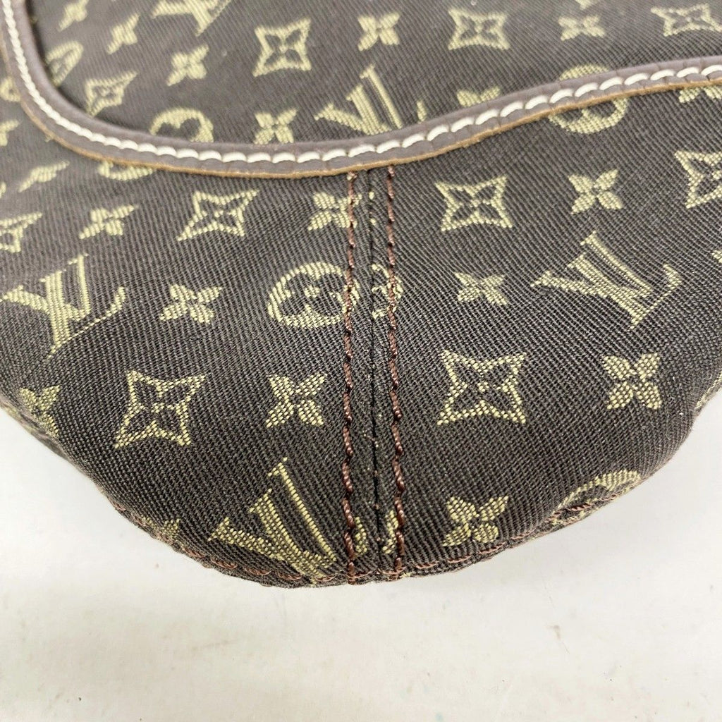 Louis Vuitton Handbag Monogram Mini Lin Manon PM Ebene — view 8