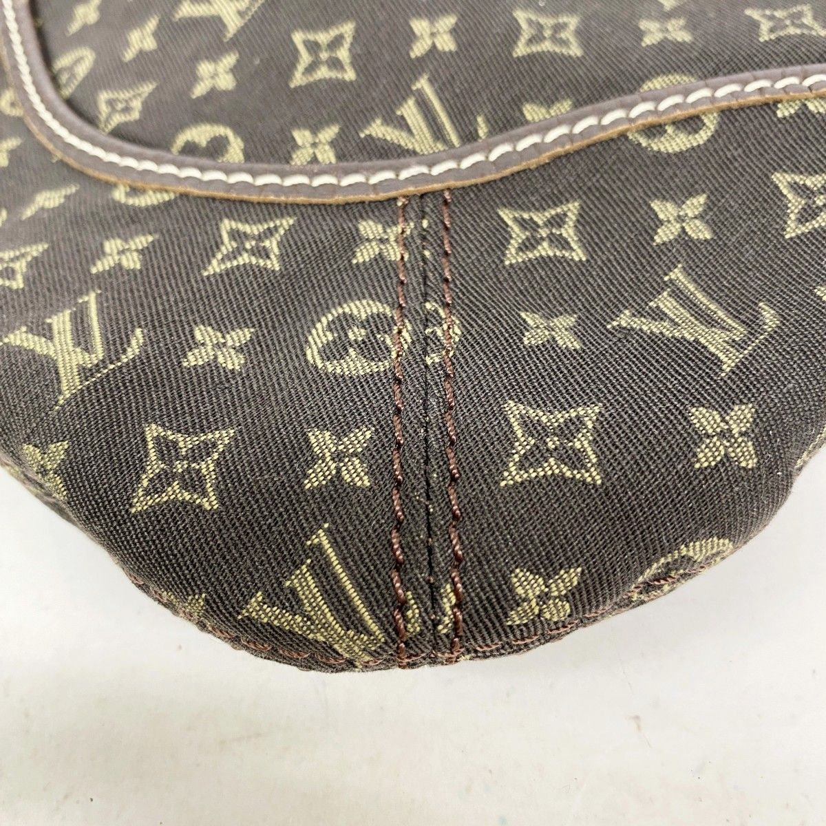 Louis Vuitton Handbag Monogram Mini Lin Manon PM Ebene — view 8