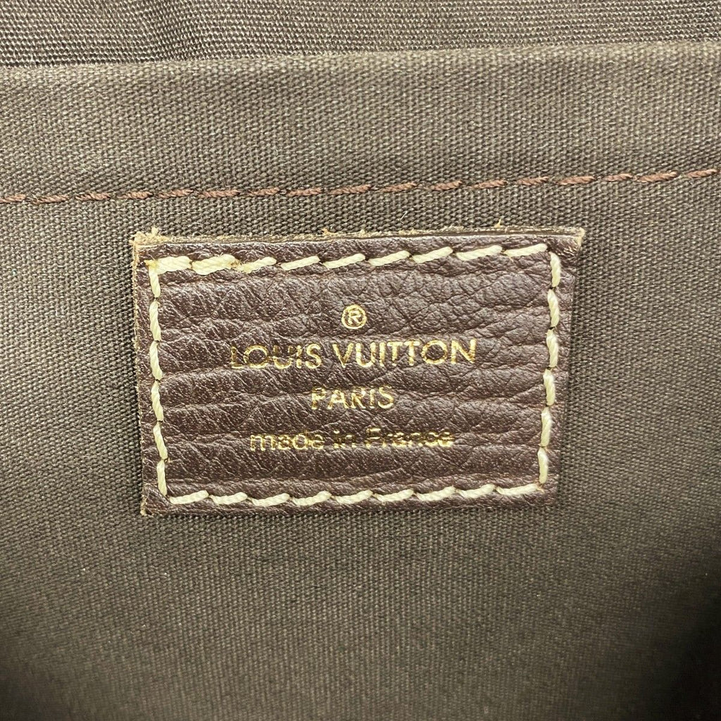 Louis Vuitton Handbag Monogram Mini Lin Manon PM Ebene — view 5