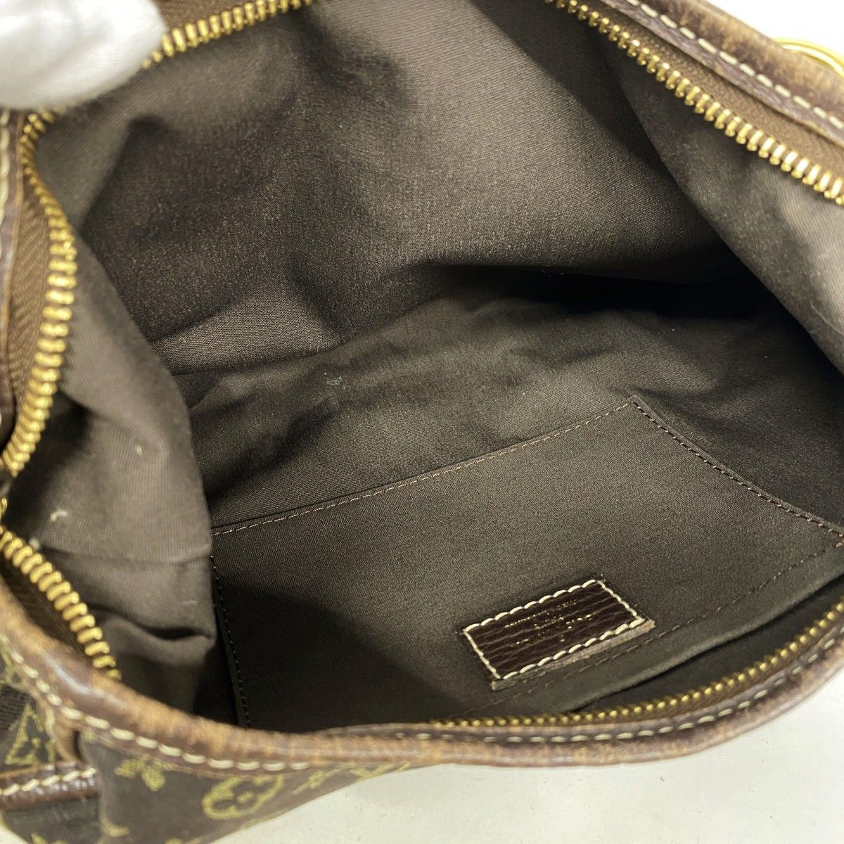 Louis Vuitton Handbag Monogram Mini Lin Manon PM Ebene — view 4