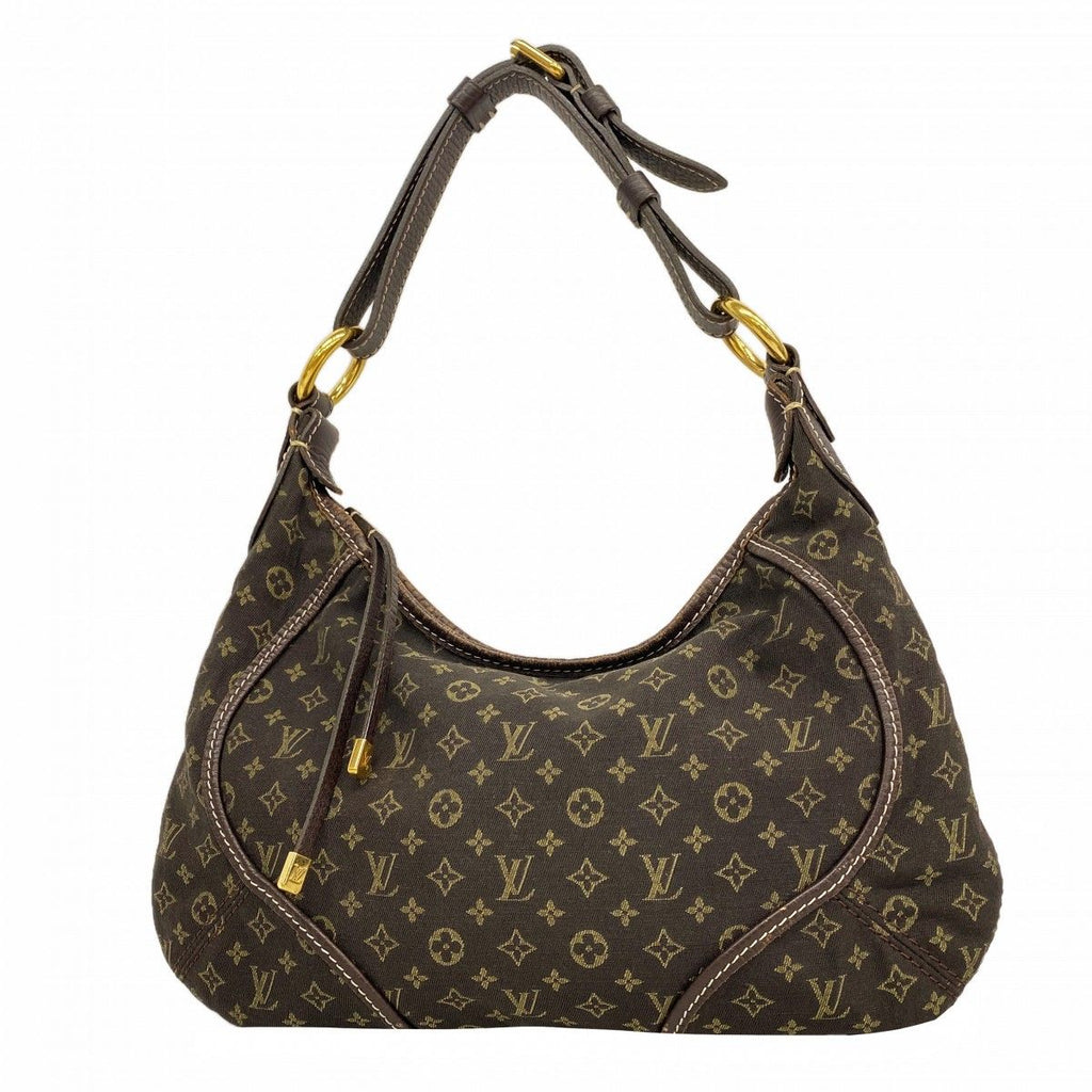 Louis Vuitton Handbag Monogram Mini Lin Manon PM Ebene