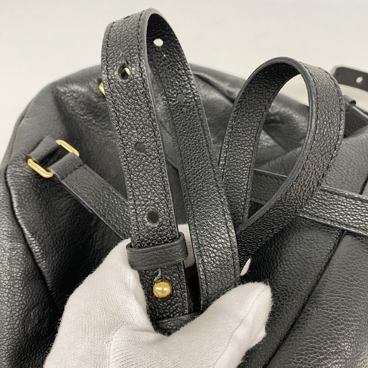 Louis Vuitton Backpack Monogram Empreinte Sorbonne Noir — view 8
