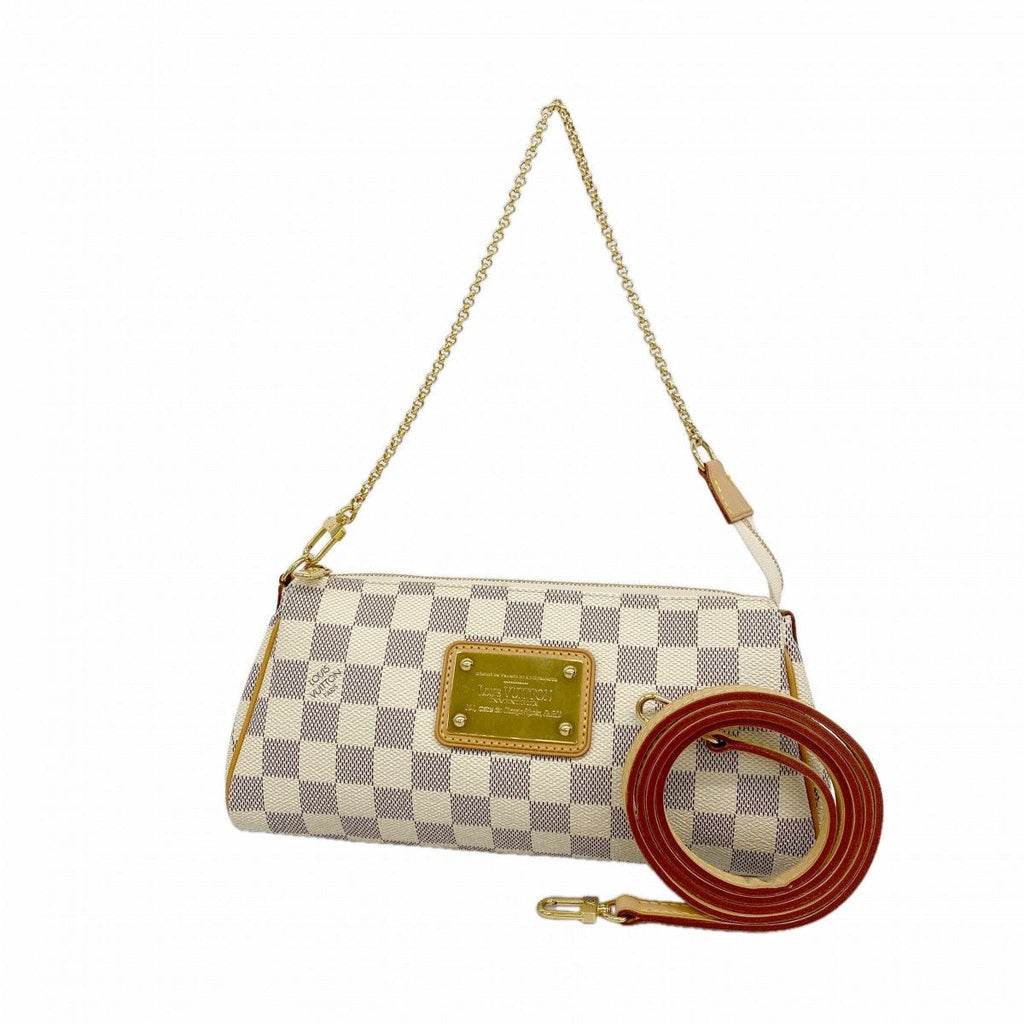 Louis Vuitton Handbag Damier Azur White 2-Way