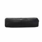 Chanel Shoulder Bag Maxi Quilted Caviar Leather Black Silver — view 3