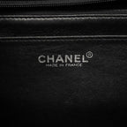 Chanel Shoulder Bag Maxi Quilted Caviar Leather Black Silver — view 5
