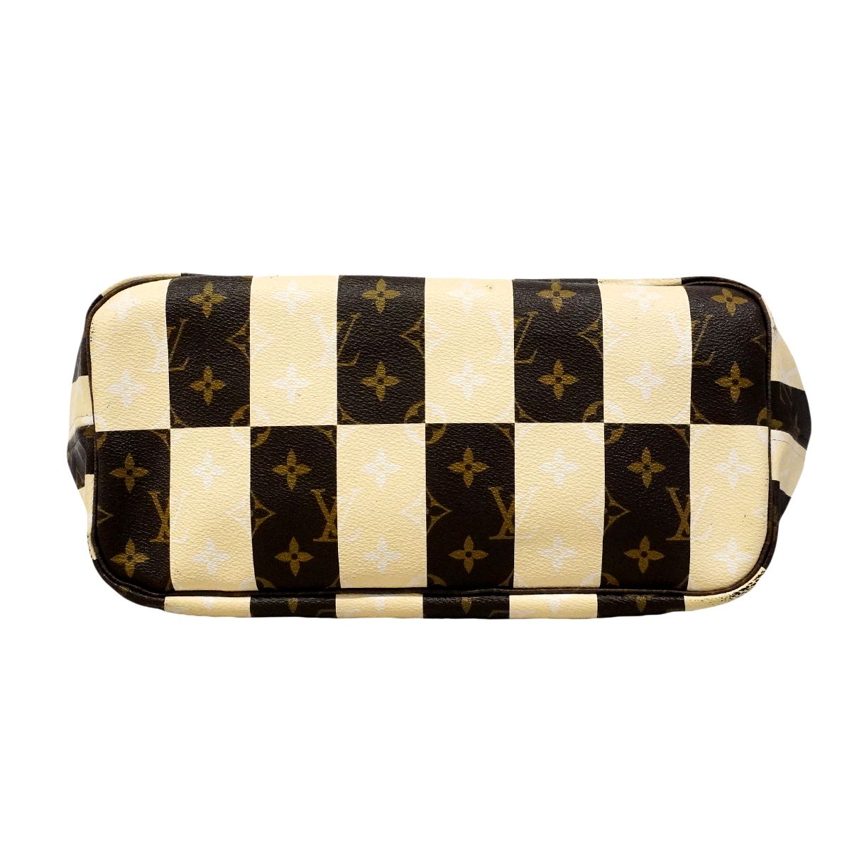 Louis Vuitton Tote Monogram Rayures Neverfull MM Brown — view 3