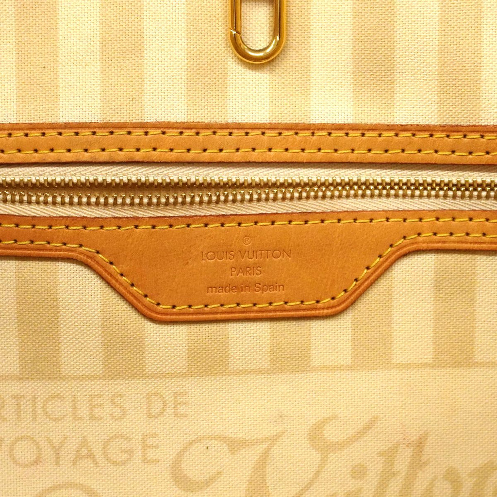 Louis Vuitton Tote Monogram Rayures Neverfull MM Brown — view 5