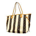 Louis Vuitton Tote Monogram Rayures Neverfull MM Brown
