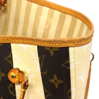 Louis Vuitton Tote Monogram Rayures Neverfull MM Brown — view 7