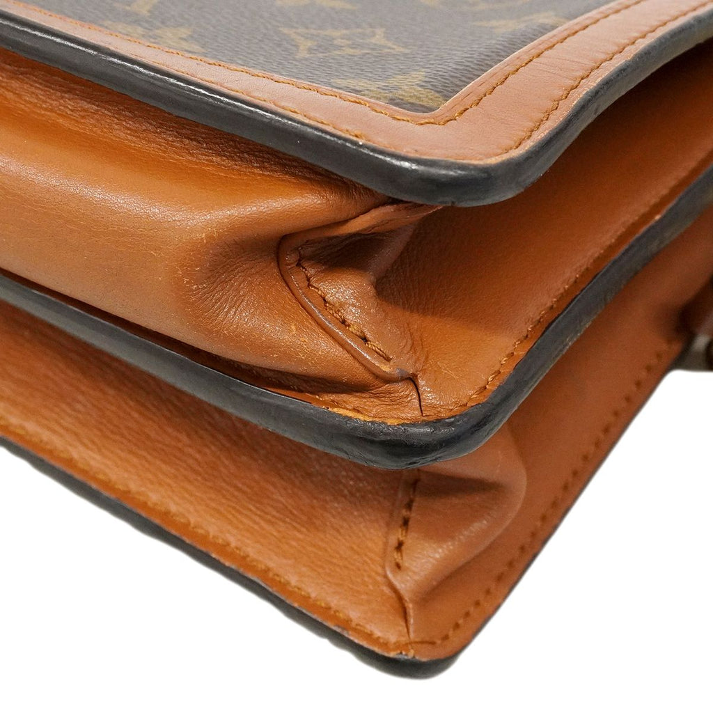 Louis Vuitton Shoulder Bag Monogram Dauphine MM Brown — view 7