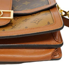 Louis Vuitton Shoulder Bag Monogram Dauphine MM Brown — view 6