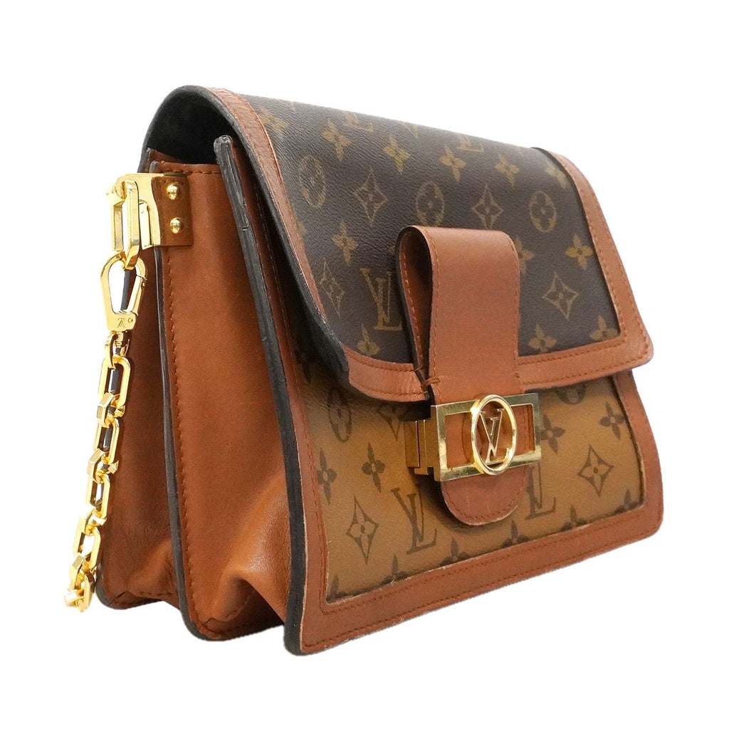 Louis Vuitton Shoulder Bag Monogram Dauphine MM Brown — view 2
