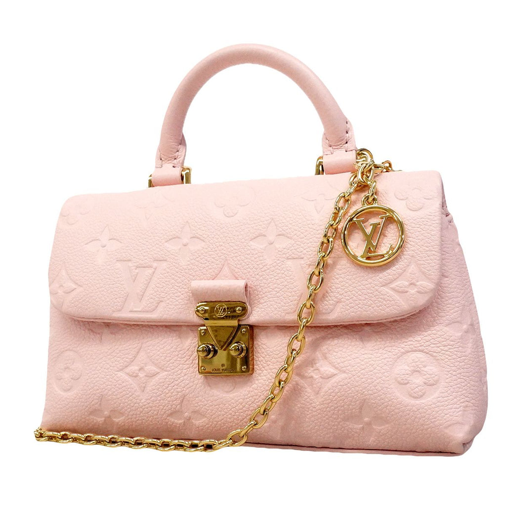 Louis Vuitton Handbag Monogram Nano Madeleine Snowy Pearl 2-Way