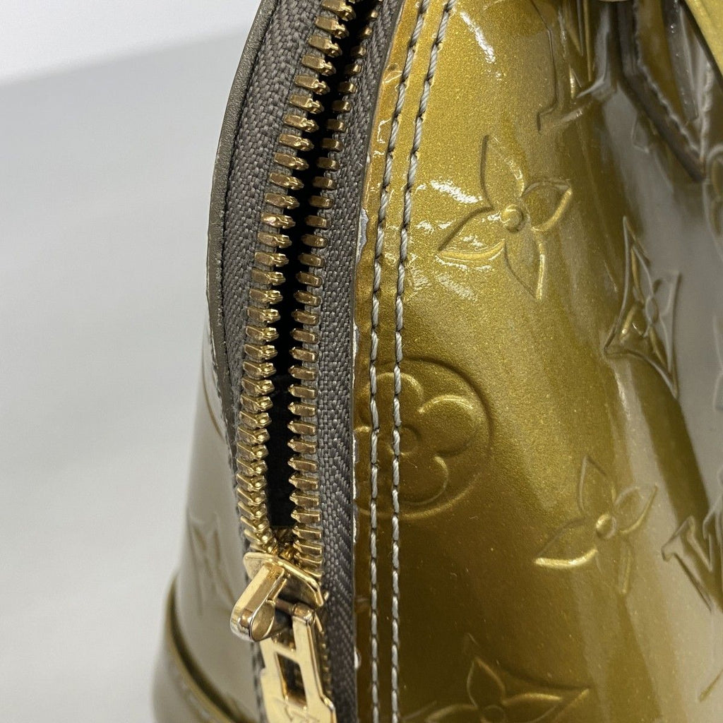 Louis Vuitton Handbag Vernis Alma BB Givre 2-Way — view 7