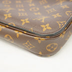 Louis Vuitton Handbag Monogram Pochette Metis MM Brown 2-Way — view 6