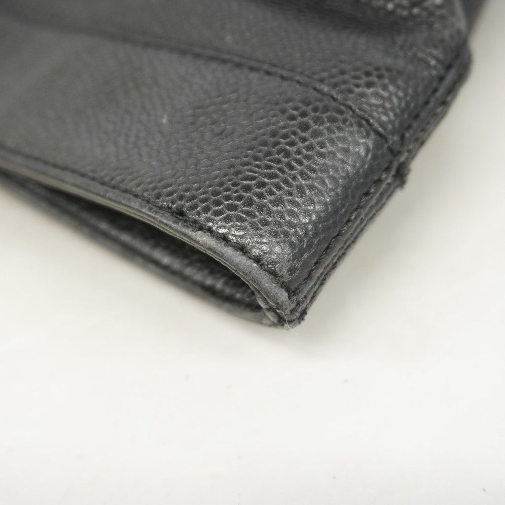 Chanel Tote Caviar Leather Black Gold — view 6