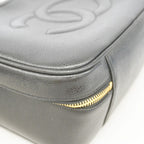 Chanel Vanity Bag Caviar Leather Black Gold 2-Way — view 6