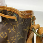 Louis Vuitton Shoulder Bag Monogram Noe Brown — view 7