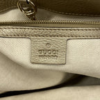 Gucci Tote Bamboo Leather Gold Champagne — view 5
